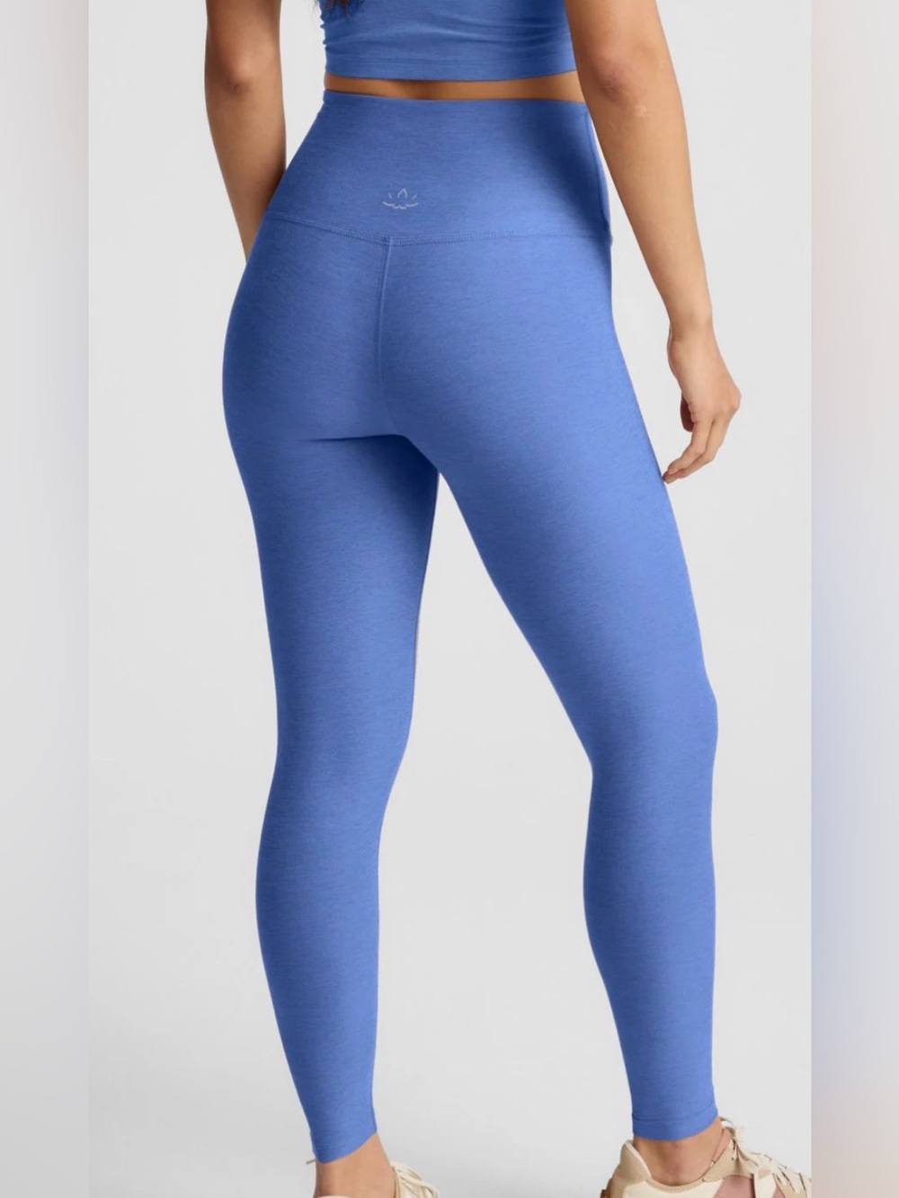 Beyond Yoga Blue High-Waist Stretch Leggings